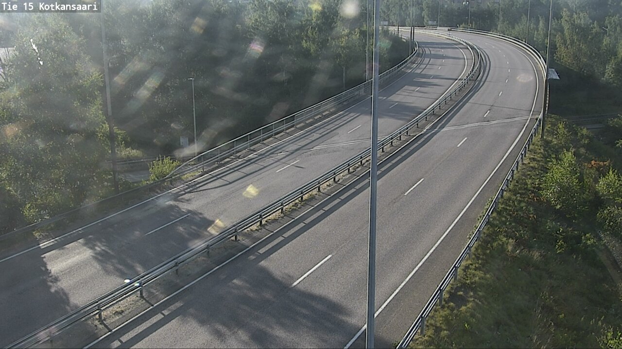 Weather Camera Image Väg 15 Kotka, Kotkansaari, Kotka, Kymenlaakso