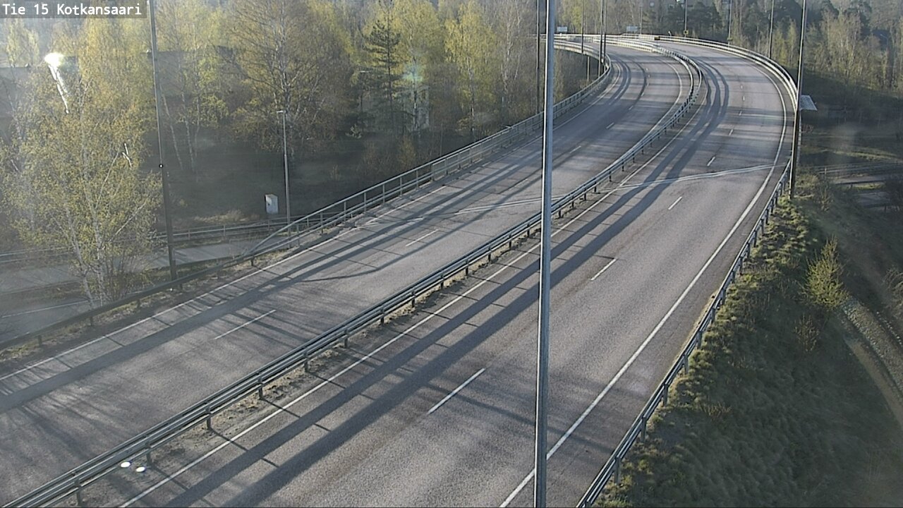 Weather Camera Image Väg 15 Kotka, Kotkansaari, Kotka, Kymenlaakso