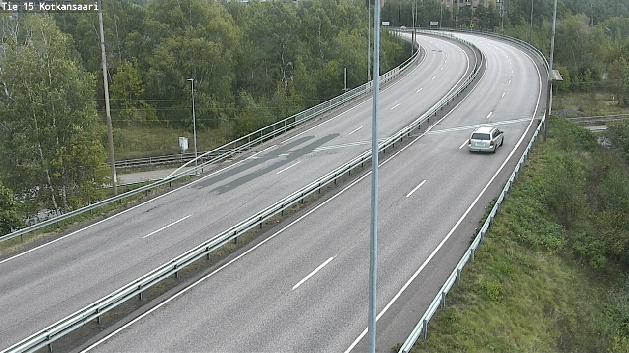 Weather Camera Image Road 15 Kotka, Kotkansaari, Kotka, Kymenlaakso
