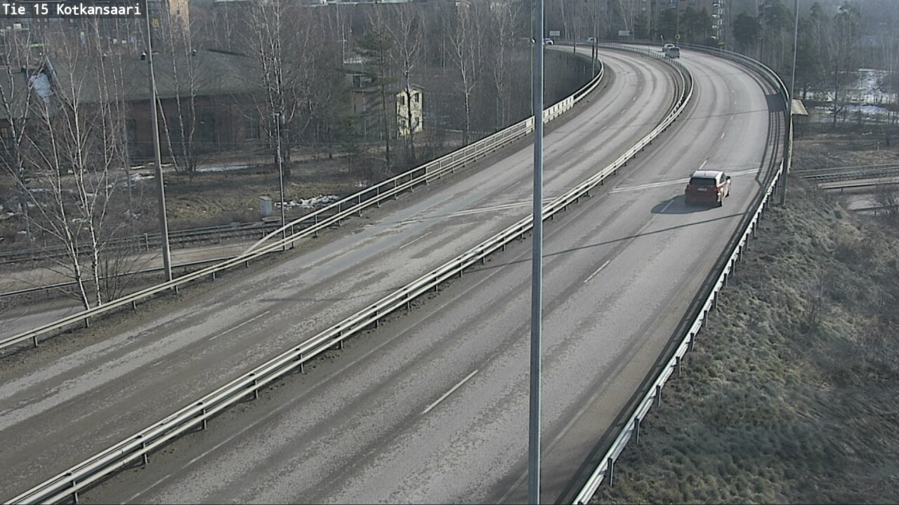 Weather Camera Image Väg 15 Kotka, Kotkansaari, Kotka, Kymenlaakso
