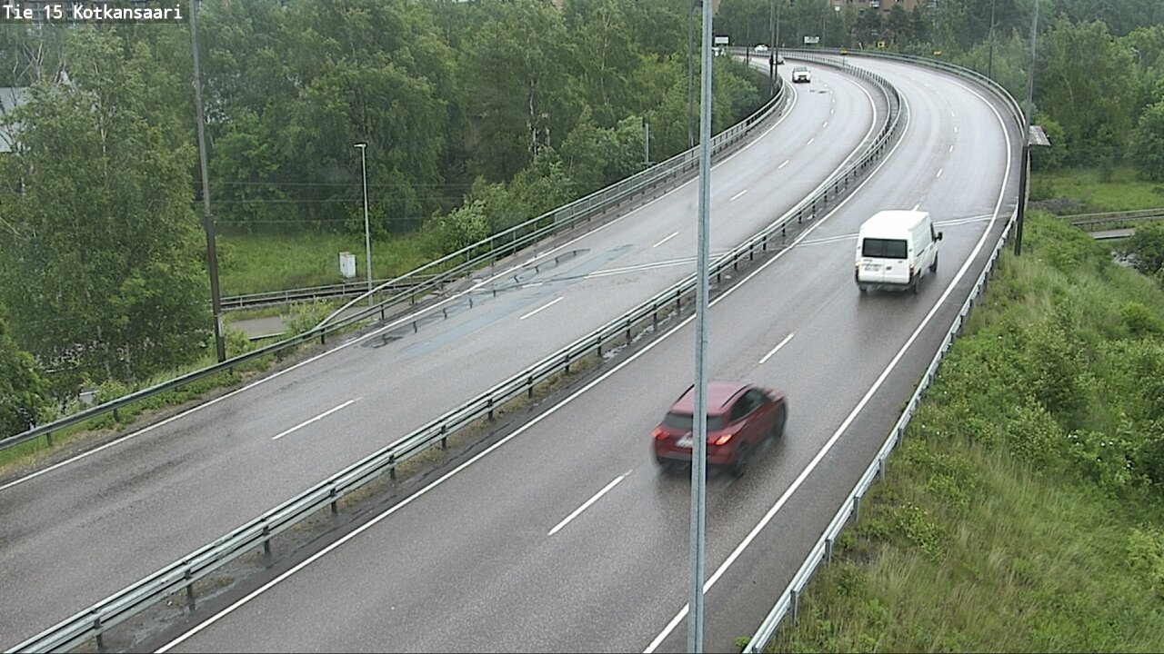 Weather Camera Image Väg 15 Kotka, Kotkansaari, Kotka, Kymenlaakso