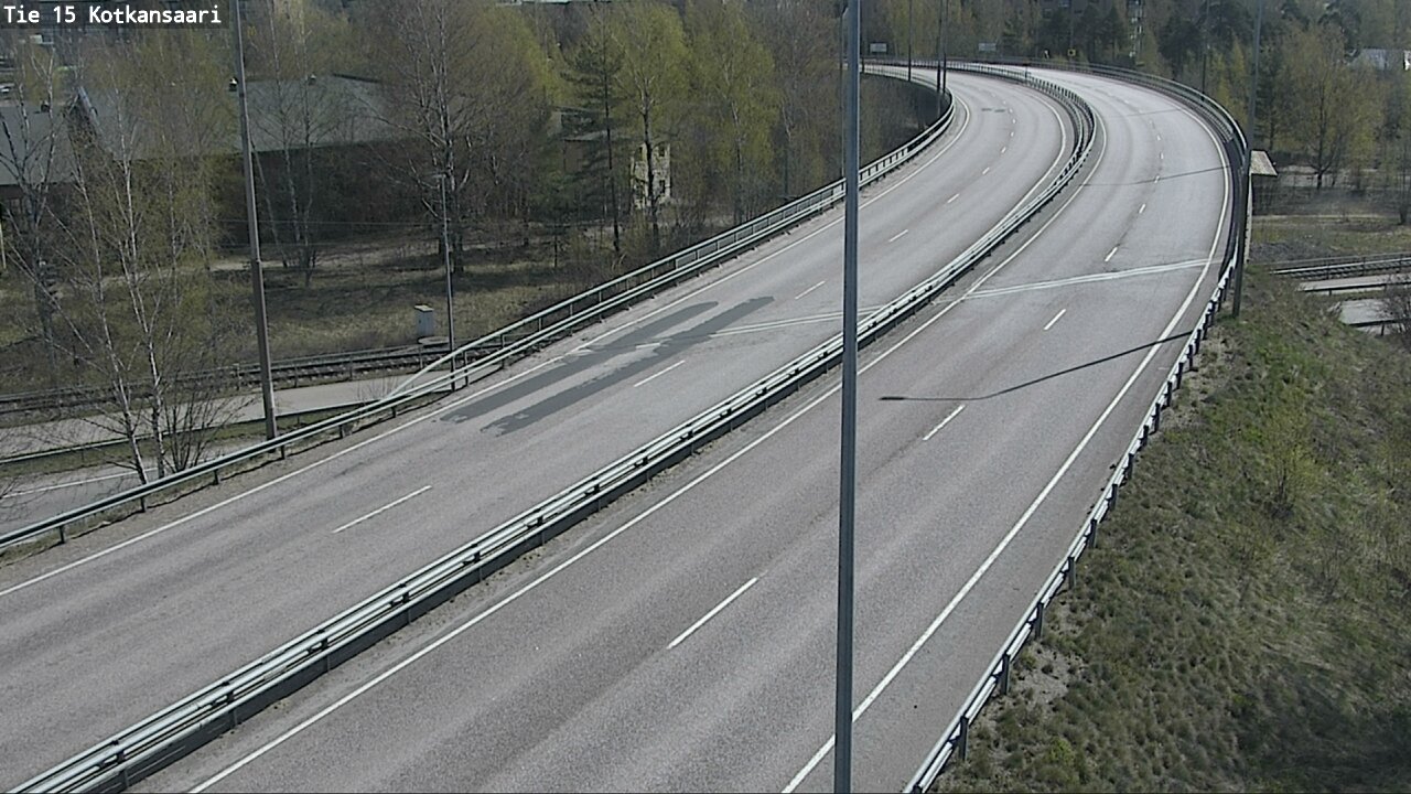 Weather Camera Image Väg 15 Kotka, Kotkansaari, Kotka, Kymenlaakso