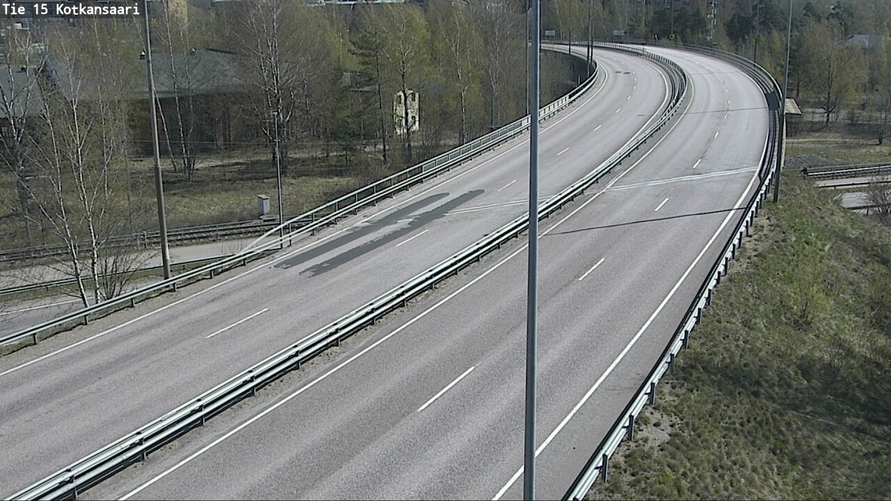 Weather Camera Image Väg 15 Kotka, Kotkansaari, Kotka, Kymenlaakso