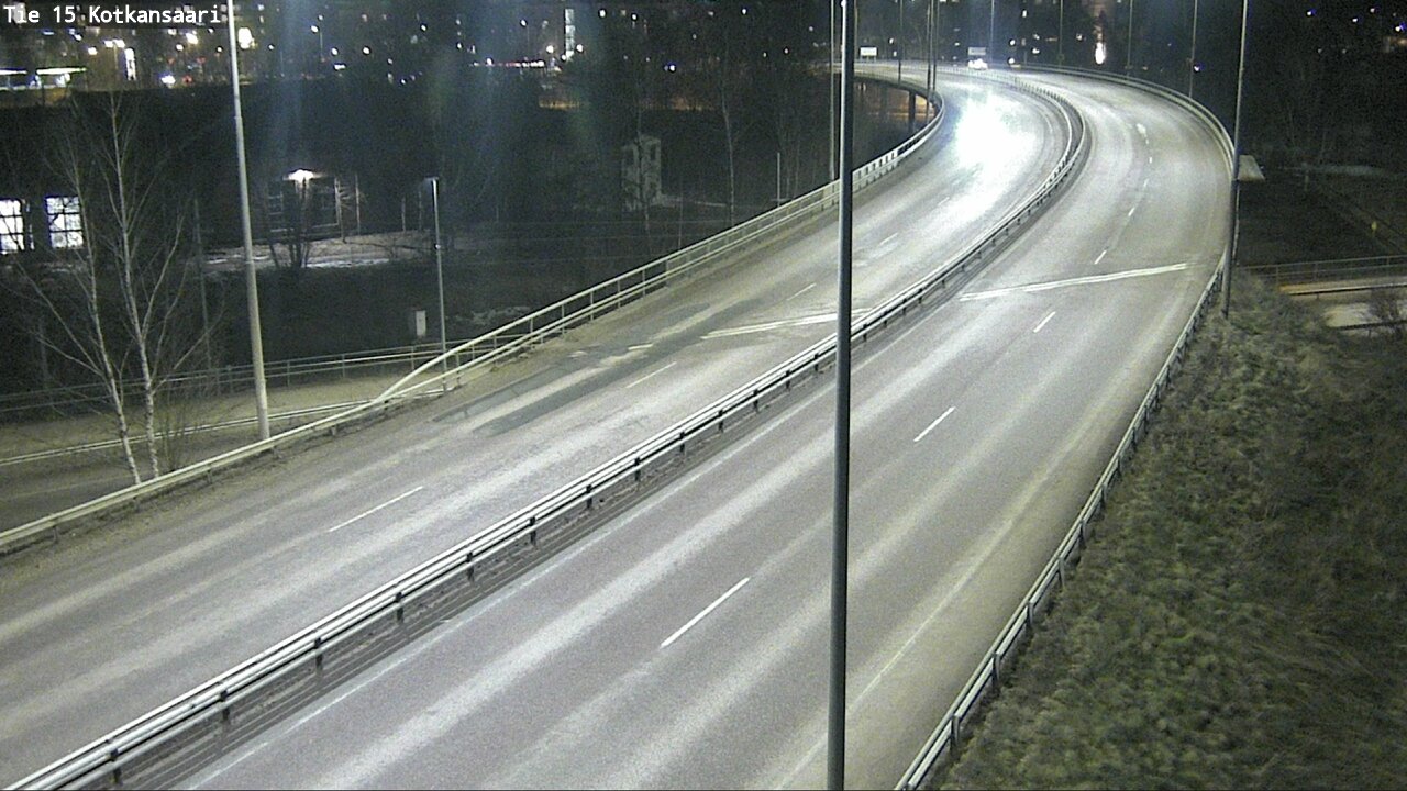 Weather Camera Image Road 15 Kotka, Kotkansaari, Kotka, Kymenlaakso