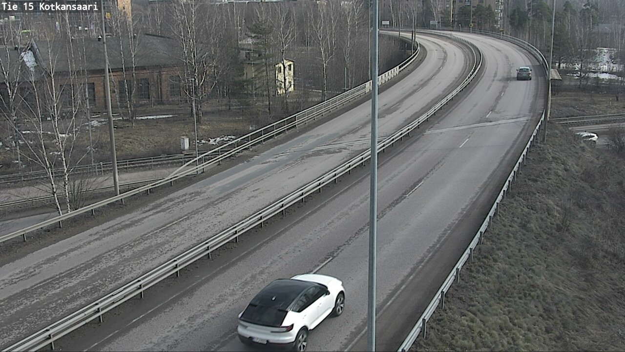 Weather Camera Image Väg 15 Kotka, Kotkansaari, Kotka, Kymenlaakso