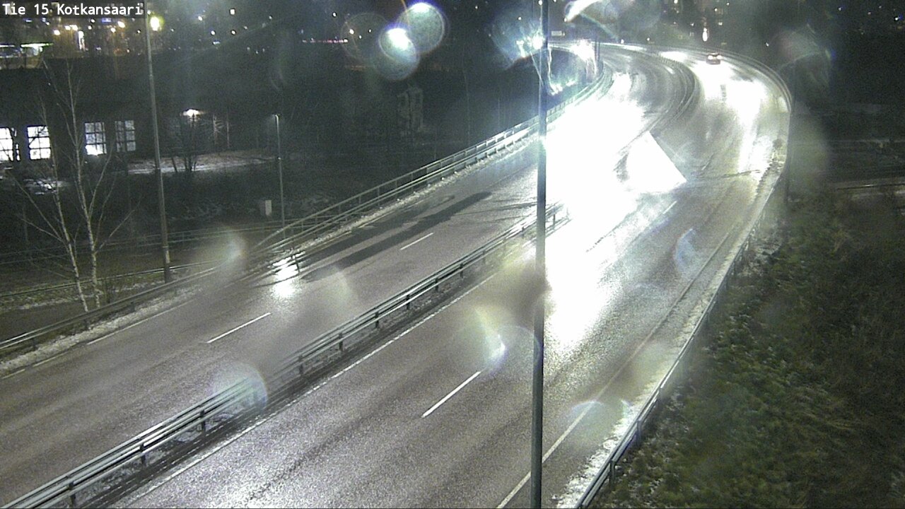 Weather Camera Image Väg 15 Kotka, Kotkansaari, Kotka, Kymenlaakso