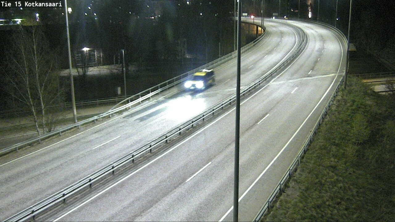 Weather Camera Image Väg 15 Kotka, Kotkansaari, Kotka, Kymenlaakso