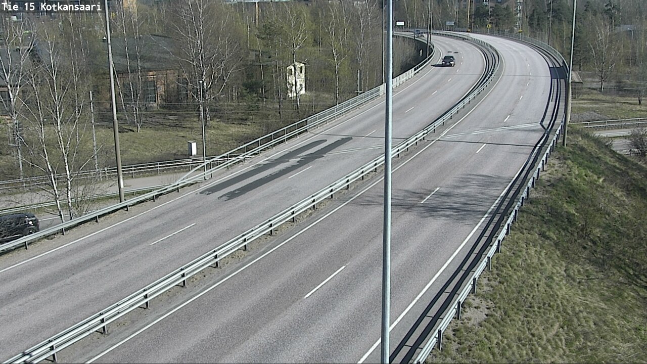 Weather Camera Image Väg 15 Kotka, Kotkansaari, Kotka, Kymenlaakso