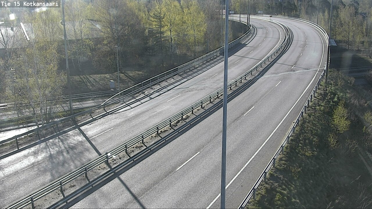 Weather Camera Image Väg 15 Kotka, Kotkansaari, Kotka, Kymenlaakso