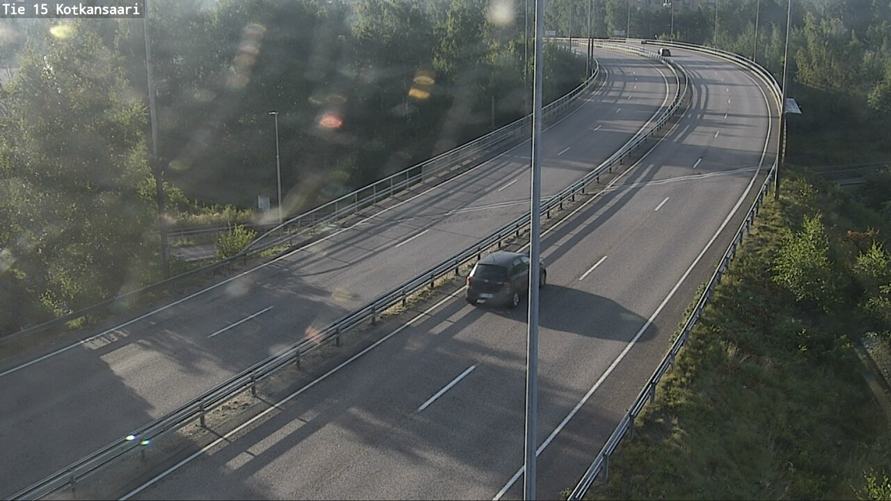 Weather Camera Image Väg 15 Kotka, Kotkansaari, Kotka, Kymenlaakso