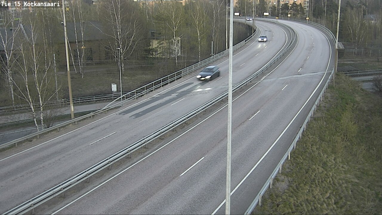 Weather Camera Image Väg 15 Kotka, Kotkansaari, Kotka, Kymenlaakso