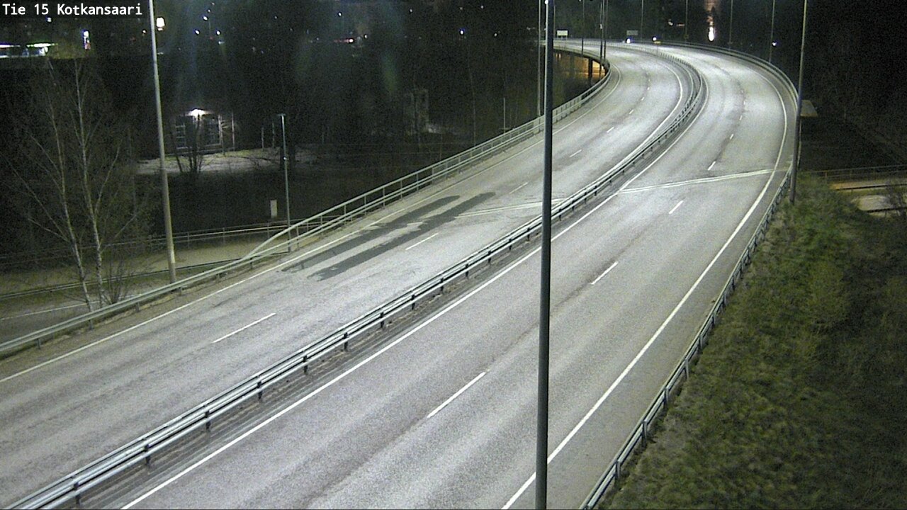 Weather Camera Image Väg 15 Kotka, Kotkansaari, Kotka, Kymenlaakso