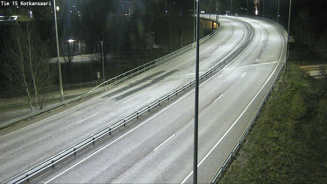 Weather Camera Image Väg 15 Kotka, Kotkansaari, Kotka, Kymenlaakso