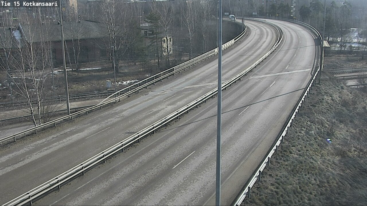 Weather Camera Image Väg 15 Kotka, Kotkansaari, Kotka, Kymenlaakso
