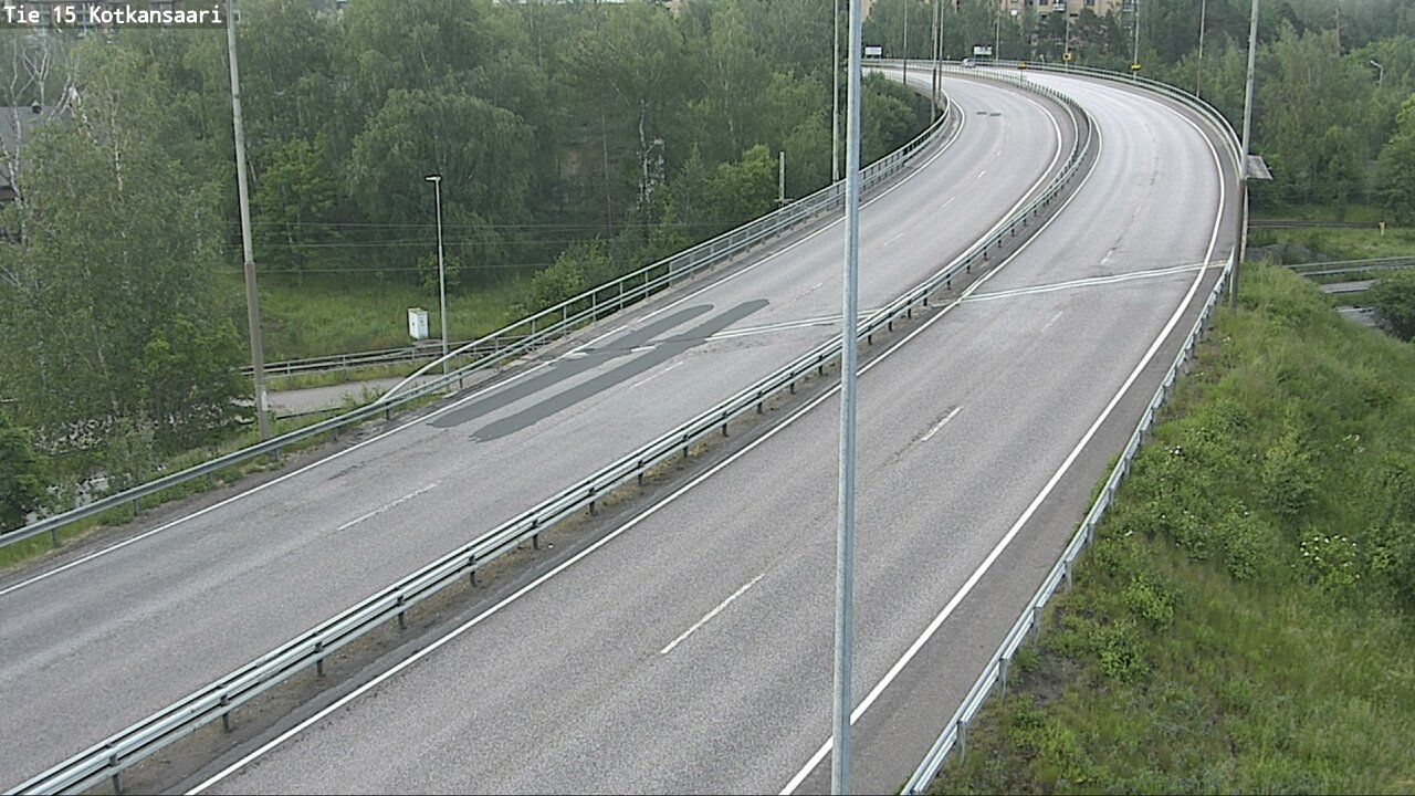 Weather Camera Image Road 15 Kotka, Kotkansaari, Kotka, Kymenlaakso