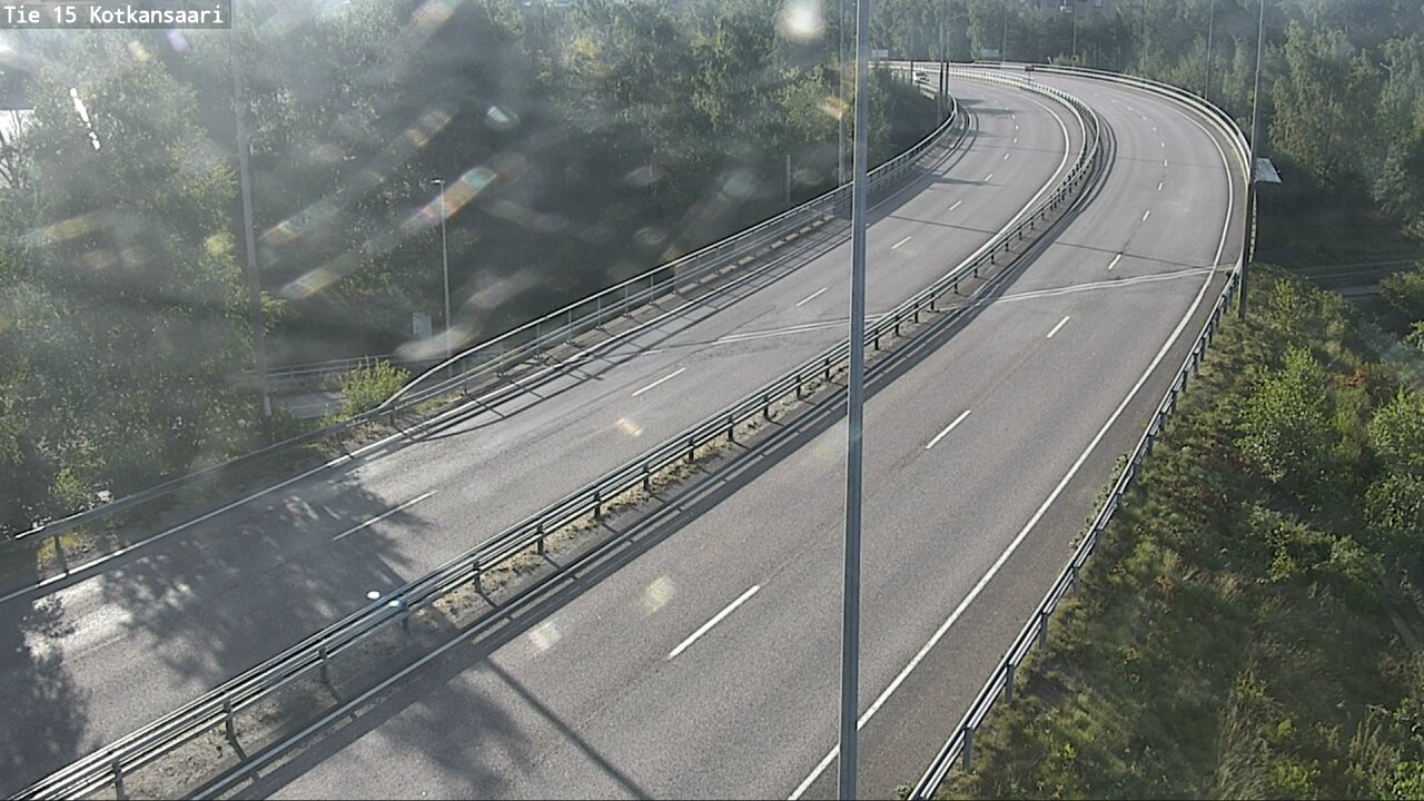 Weather Camera Image Väg 15 Kotka, Kotkansaari, Kotka, Kymenlaakso
