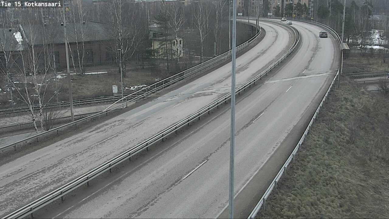 Weather Camera Image Väg 15 Kotka, Kotkansaari, Kotka, Kymenlaakso