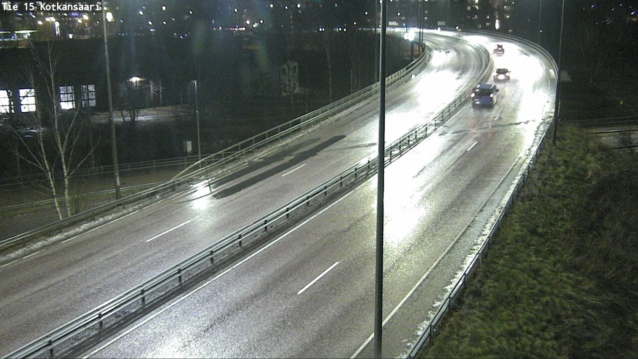 Weather Camera Image Väg 15 Kotka, Kotkansaari, Kotka, Kymenlaakso