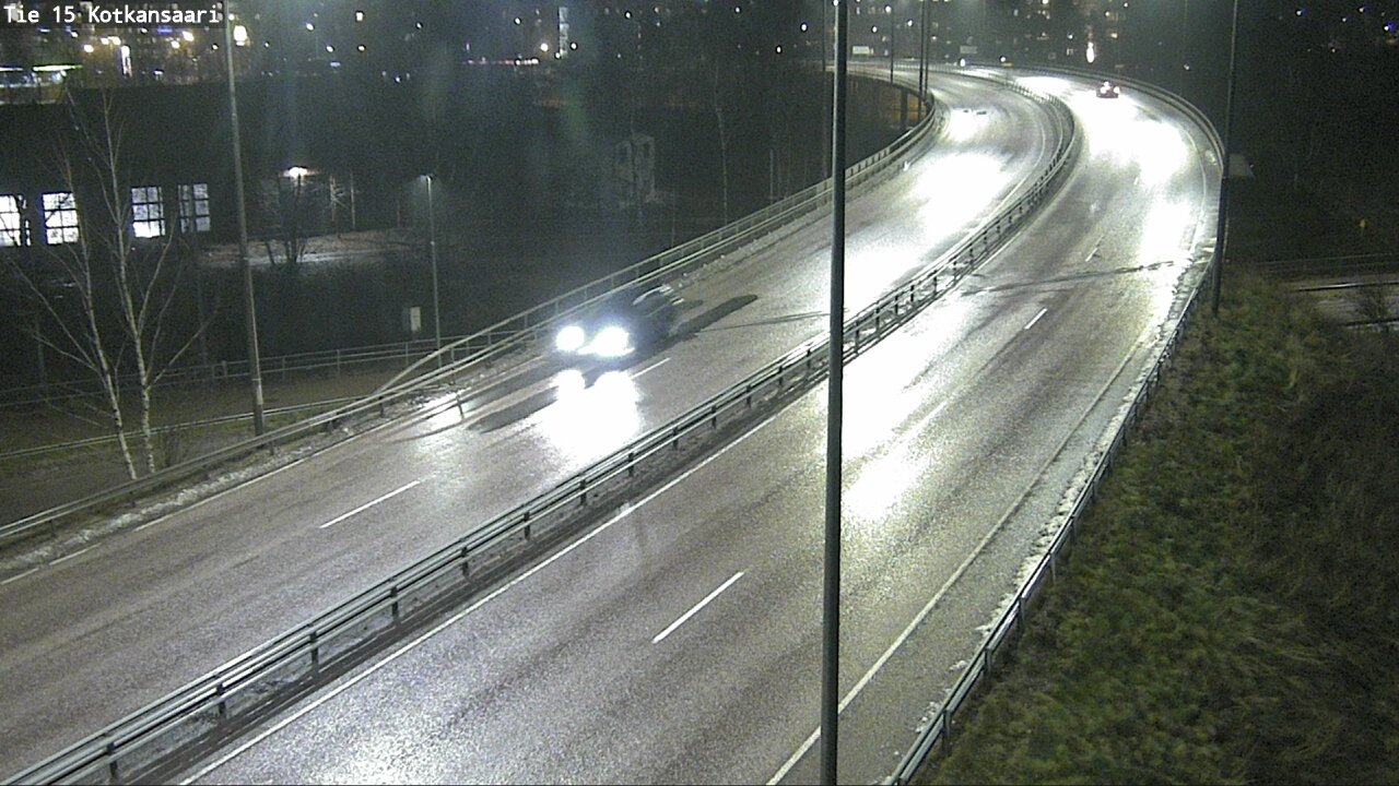 Weather Camera Image Väg 15 Kotka, Kotkansaari, Kotka, Kymenlaakso