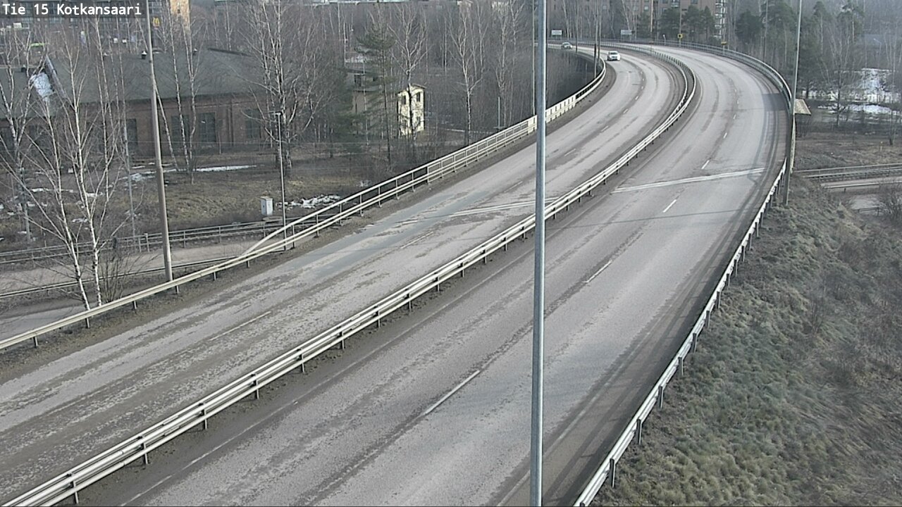 Weather Camera Image Väg 15 Kotka, Kotkansaari, Kotka, Kymenlaakso