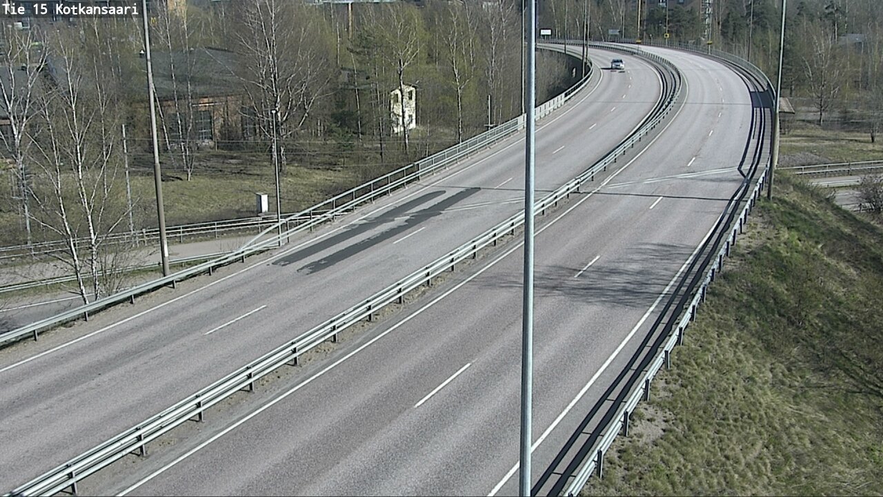 Weather Camera Image Väg 15 Kotka, Kotkansaari, Kotka, Kymenlaakso