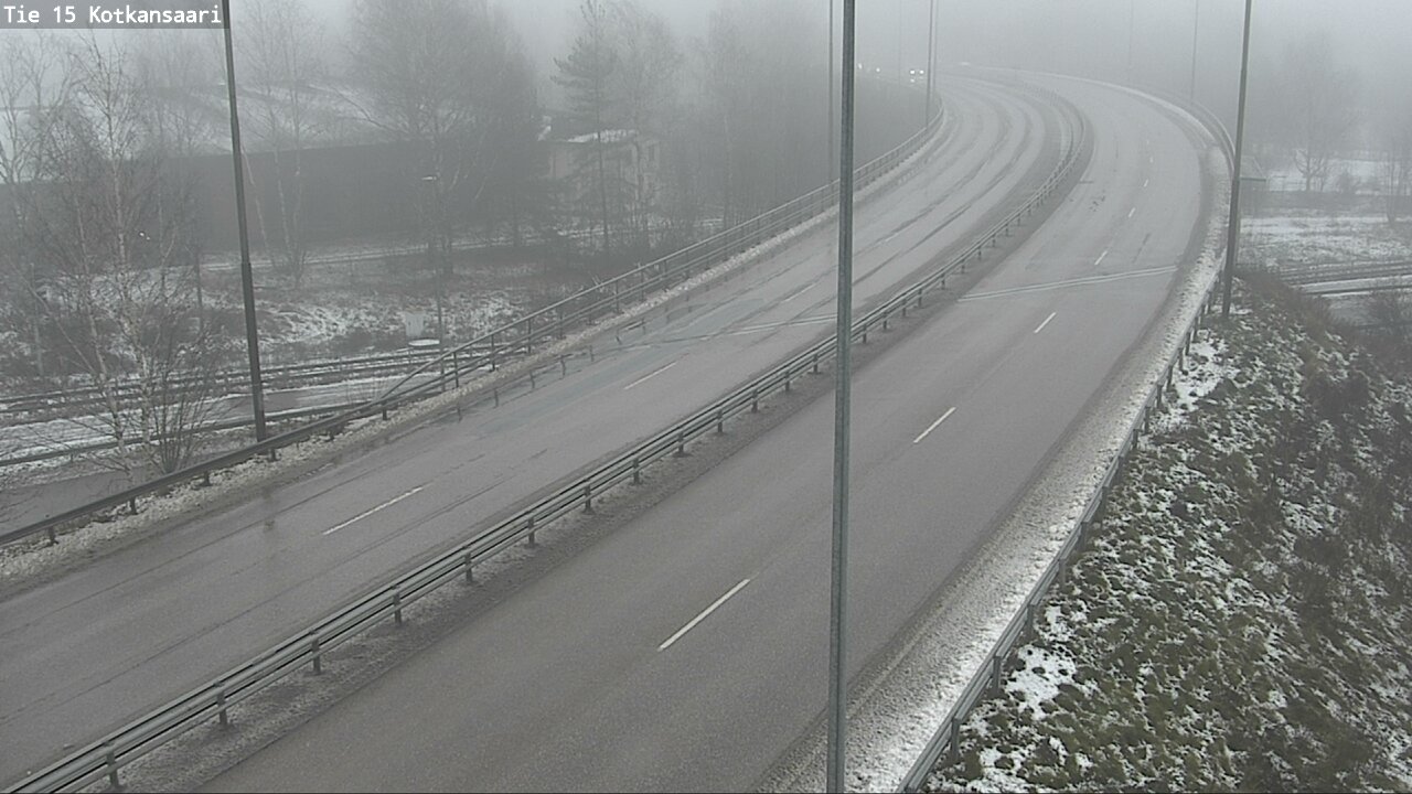 Weather Camera Image Väg 15 Kotka, Kotkansaari, Kotka, Kymenlaakso