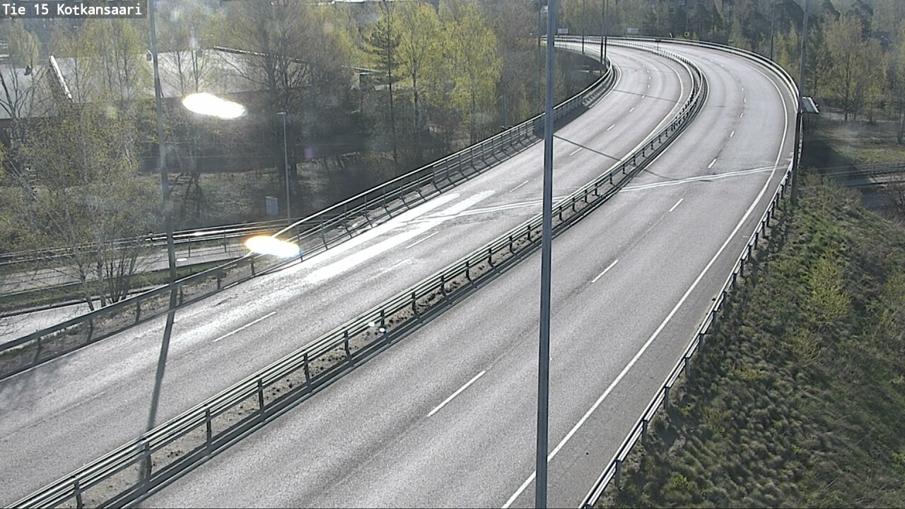 Weather Camera Image Väg 15 Kotka, Kotkansaari, Kotka, Kymenlaakso