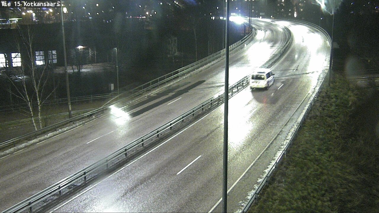 Weather Camera Image Väg 15 Kotka, Kotkansaari, Kotka, Kymenlaakso