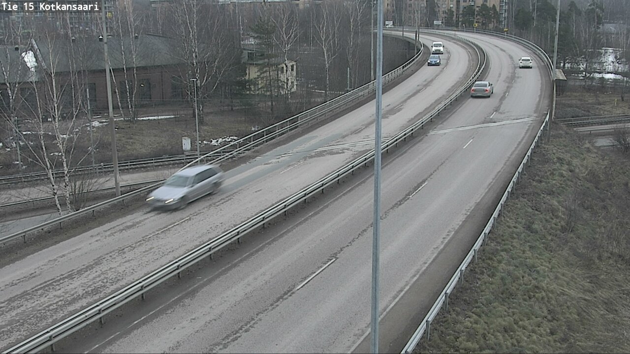Weather Camera Image Väg 15 Kotka, Kotkansaari, Kotka, Kymenlaakso