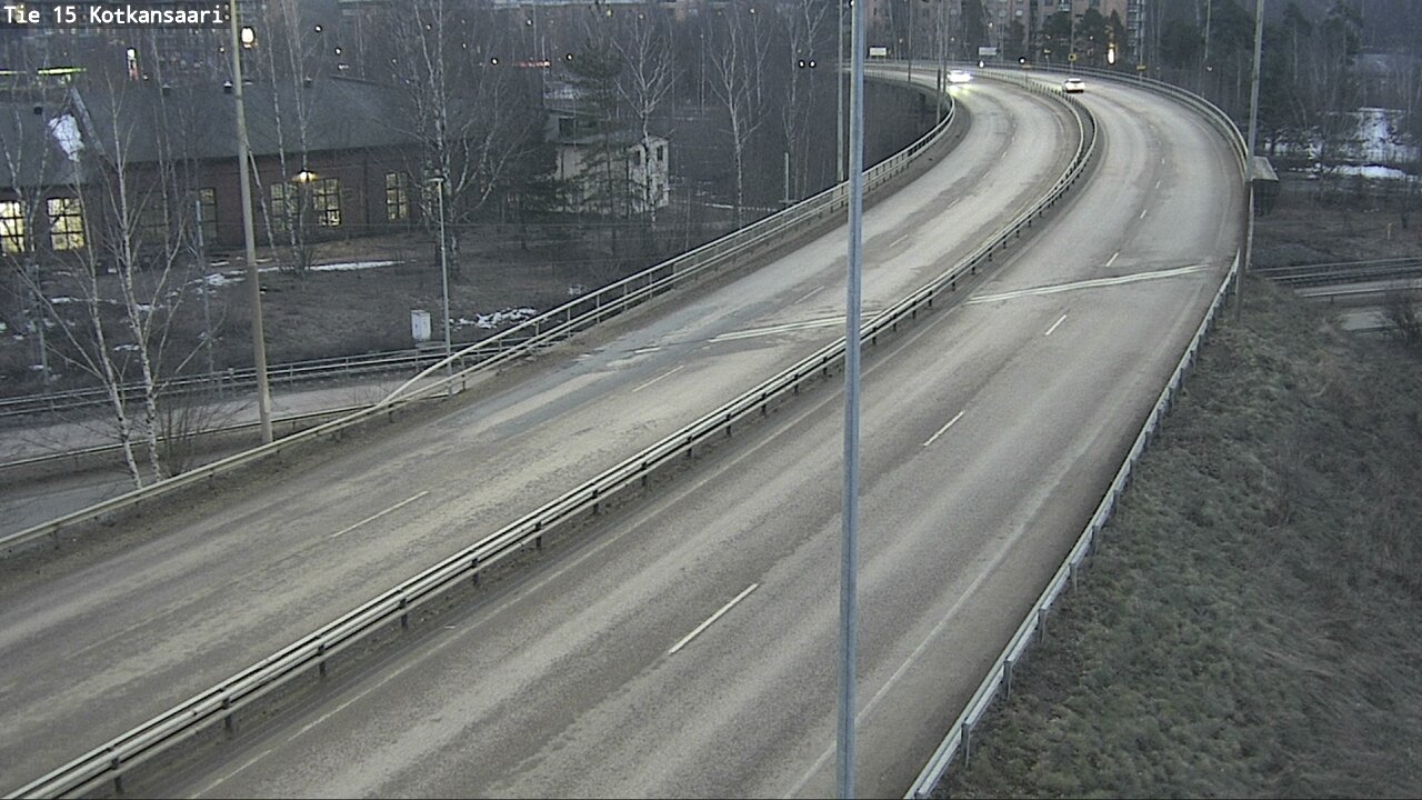 Weather Camera Image Road 15 Kotka, Kotkansaari, Kotka, Kymenlaakso