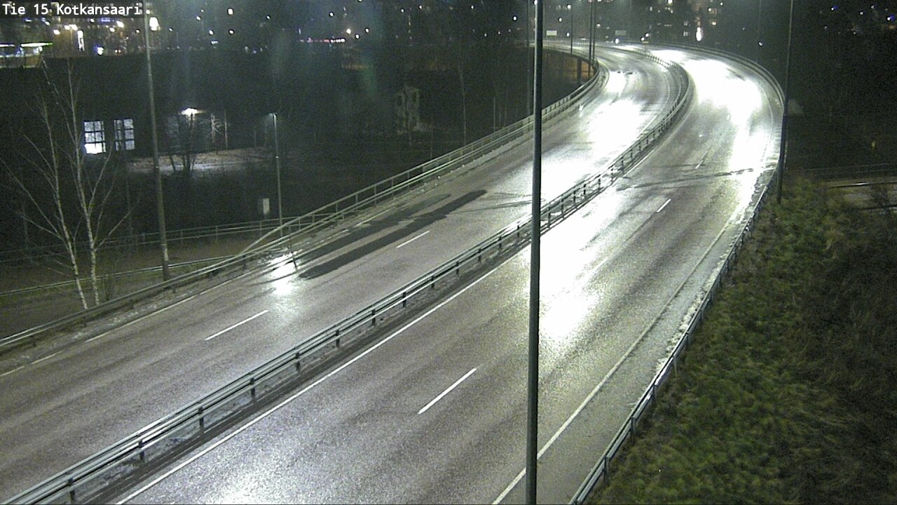 Weather Camera Image Väg 15 Kotka, Kotkansaari, Kotka, Kymenlaakso