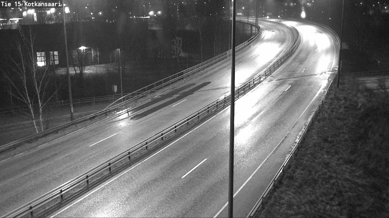 Weather Camera Image Väg 15 Kotka, Kotkansaari, Kotka, Kymenlaakso