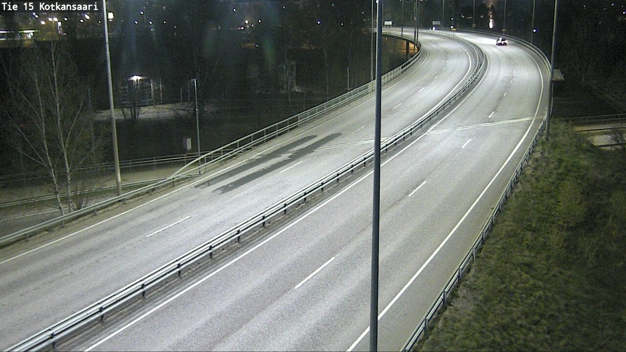 Weather Camera Image Väg 15 Kotka, Kotkansaari, Kotka, Kymenlaakso
