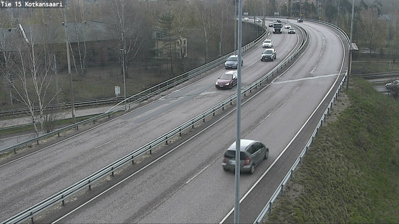 Weather Camera Image Road 15 Kotka, Kotkansaari, Kotka, Kymenlaakso
