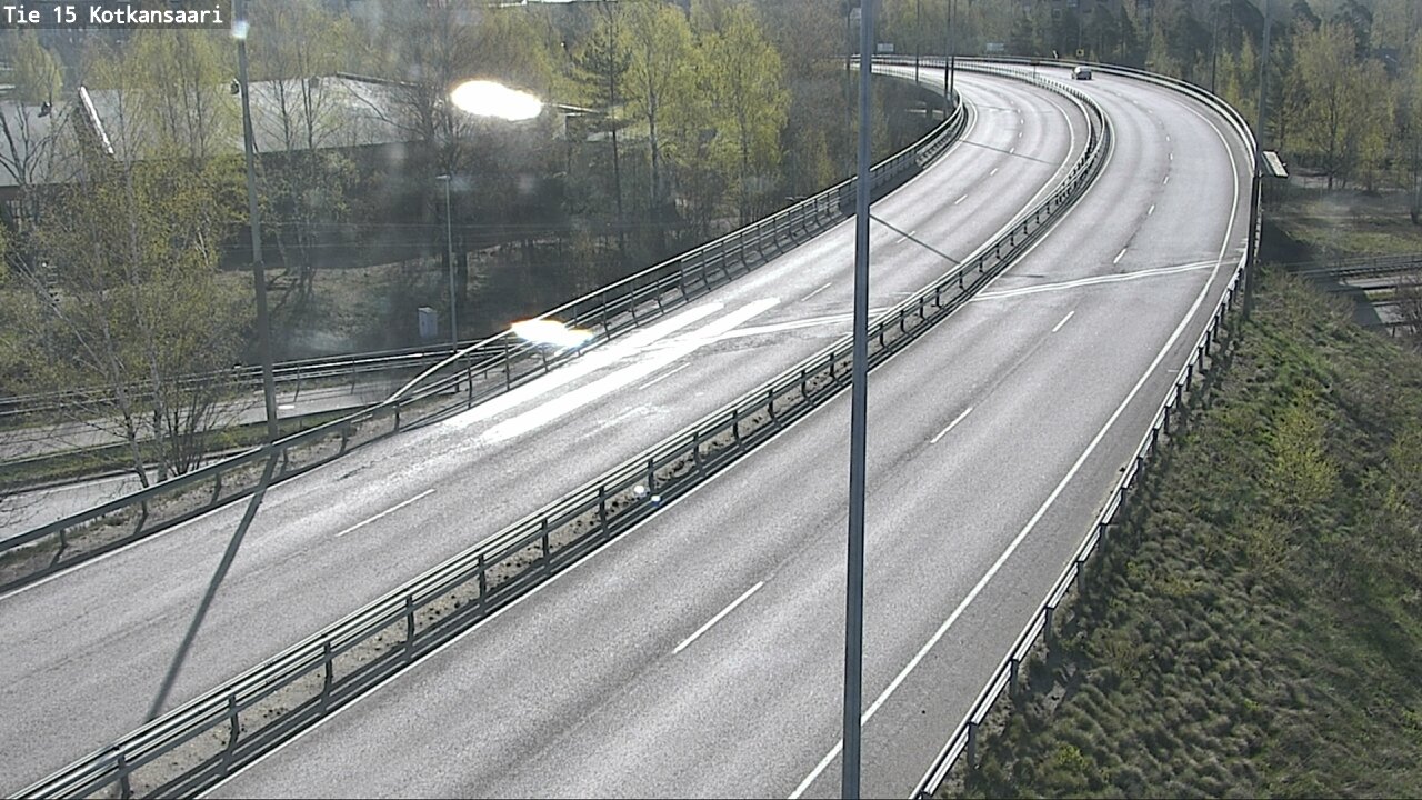 Weather Camera Image Väg 15 Kotka, Kotkansaari, Kotka, Kymenlaakso