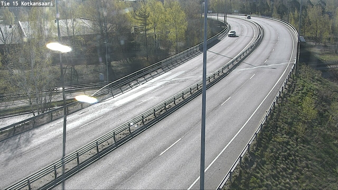Weather Camera Image Väg 15 Kotka, Kotkansaari, Kotka, Kymenlaakso