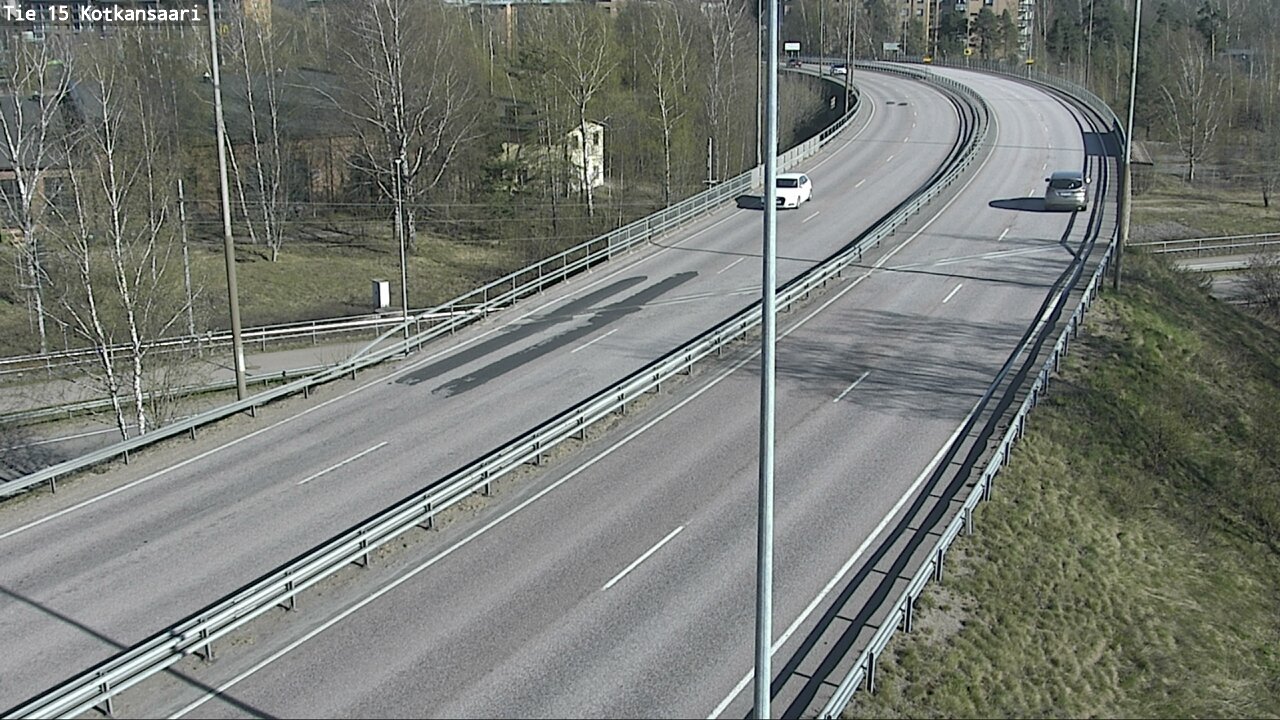 Weather Camera Image Väg 15 Kotka, Kotkansaari, Kotka, Kymenlaakso