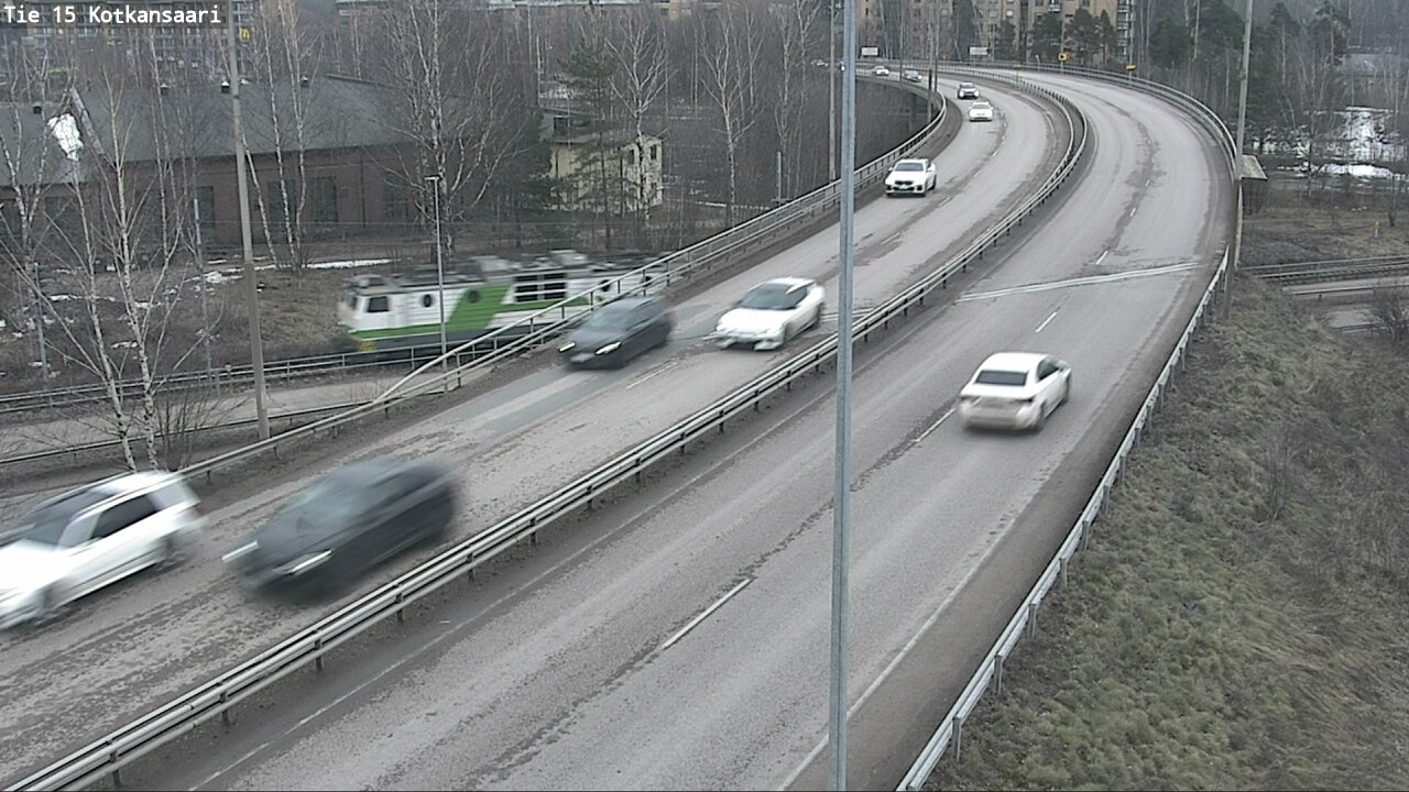 Weather Camera Image Väg 15 Kotka, Kotkansaari, Kotka, Kymenlaakso