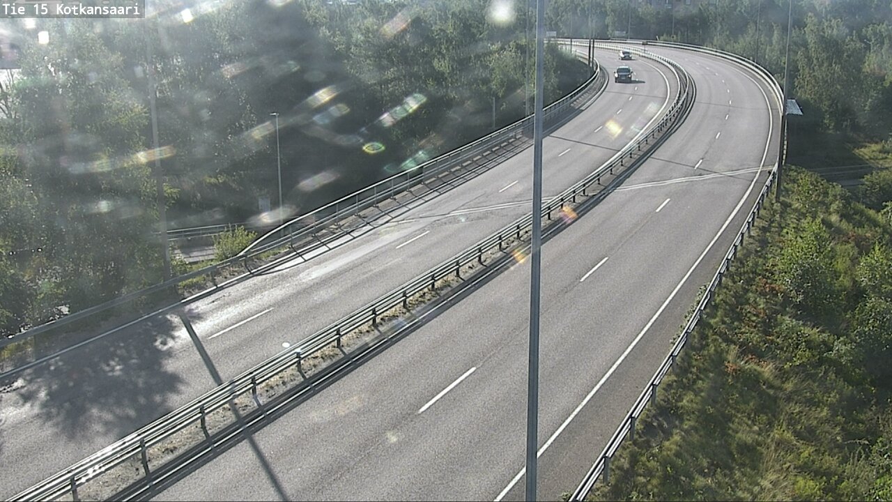 Weather Camera Image Väg 15 Kotka, Kotkansaari, Kotka, Kymenlaakso