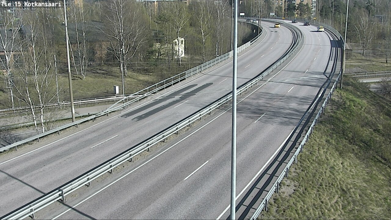 Weather Camera Image Väg 15 Kotka, Kotkansaari, Kotka, Kymenlaakso