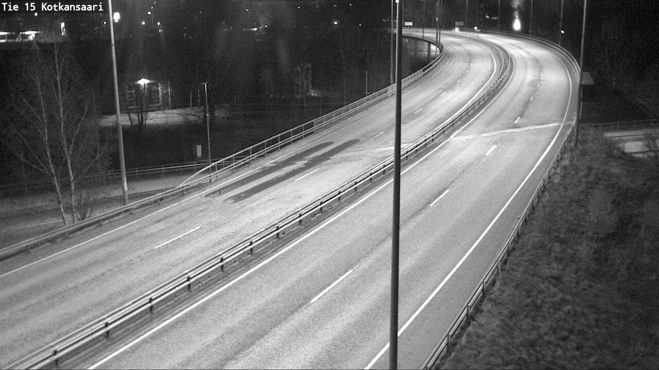 Weather Camera Image Väg 15 Kotka, Kotkansaari, Kotka, Kymenlaakso