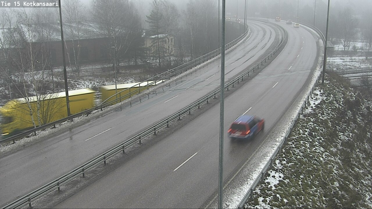 Weather Camera Image Väg 15 Kotka, Kotkansaari, Kotka, Kymenlaakso