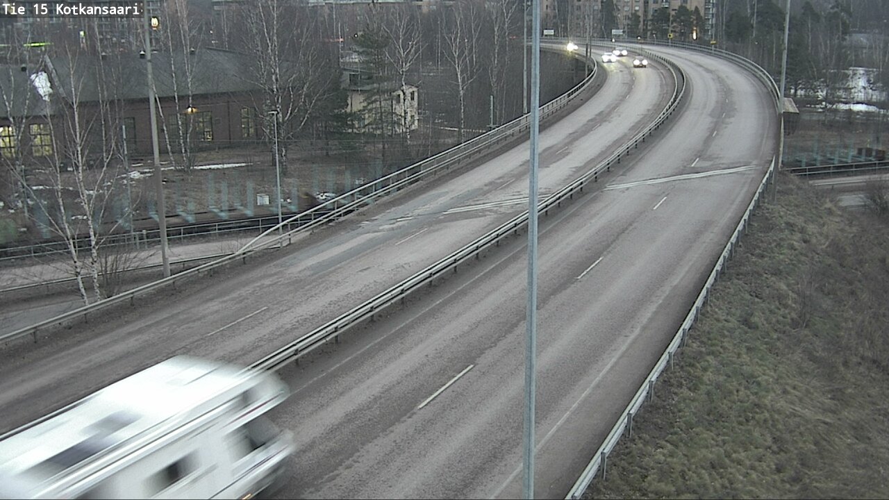 Weather Camera Image Road 15 Kotka, Kotkansaari, Kotka, Kymenlaakso