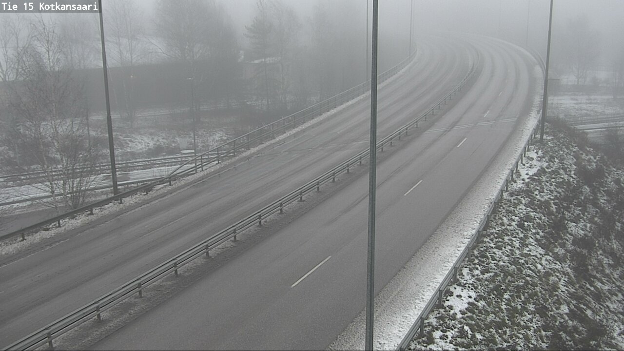Weather Camera Image Väg 15 Kotka, Kotkansaari, Kotka, Kymenlaakso