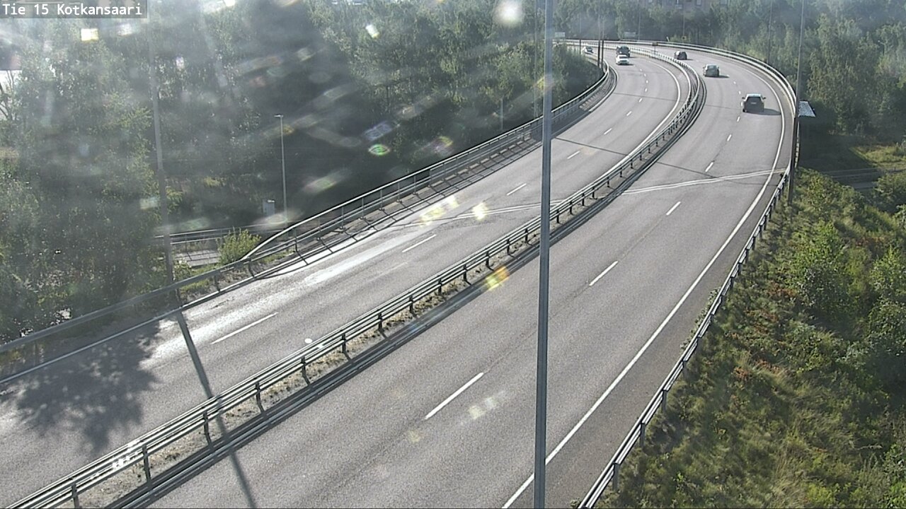 Weather Camera Image Väg 15 Kotka, Kotkansaari, Kotka, Kymenlaakso