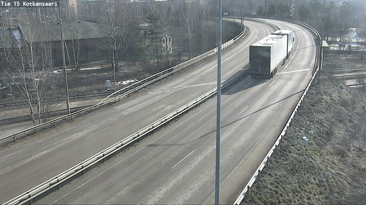Weather Camera Image Väg 15 Kotka, Kotkansaari, Kotka, Kymenlaakso