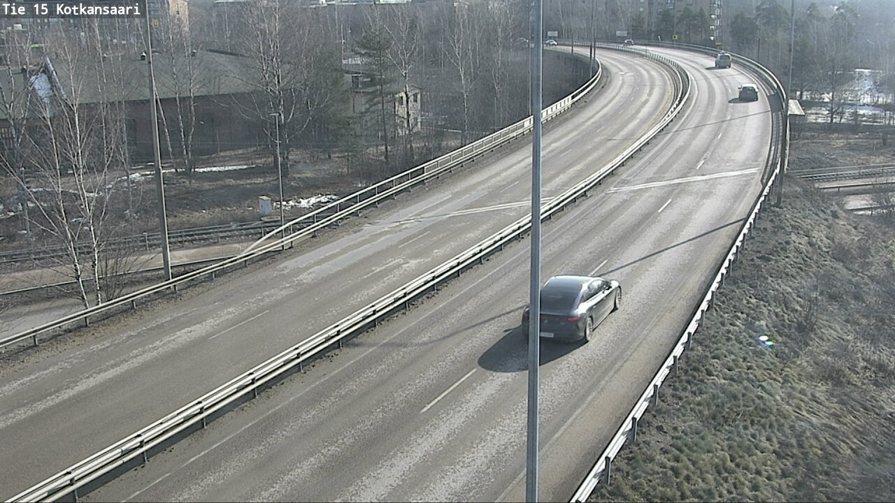 Weather Camera Image Väg 15 Kotka, Kotkansaari, Kotka, Kymenlaakso