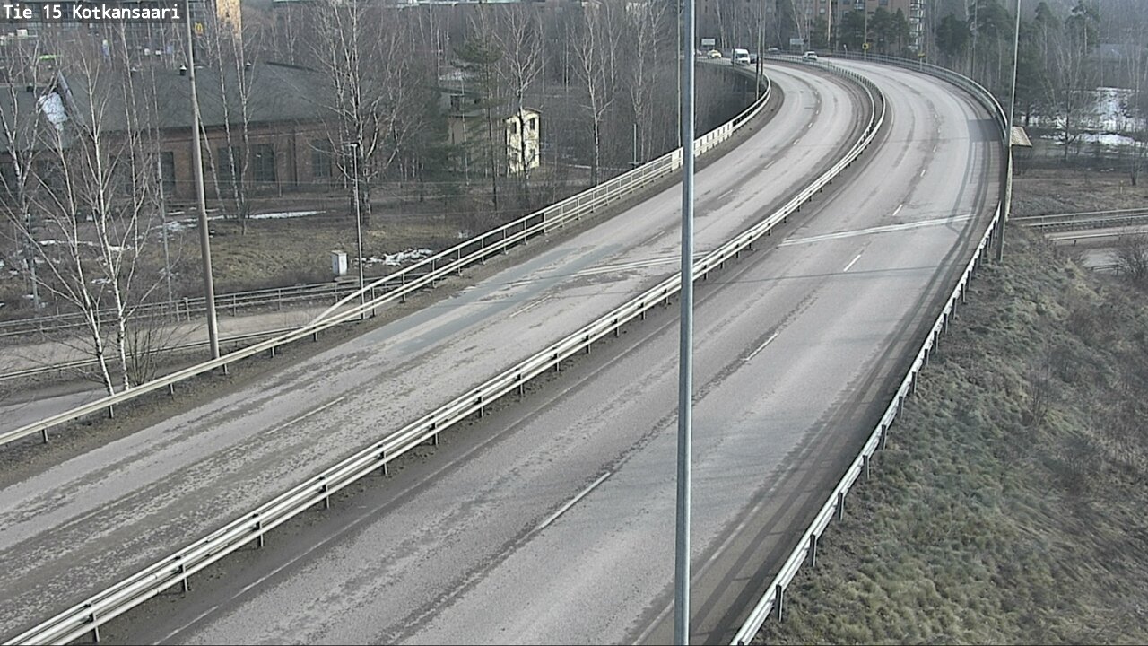 Weather Camera Image Väg 15 Kotka, Kotkansaari, Kotka, Kymenlaakso