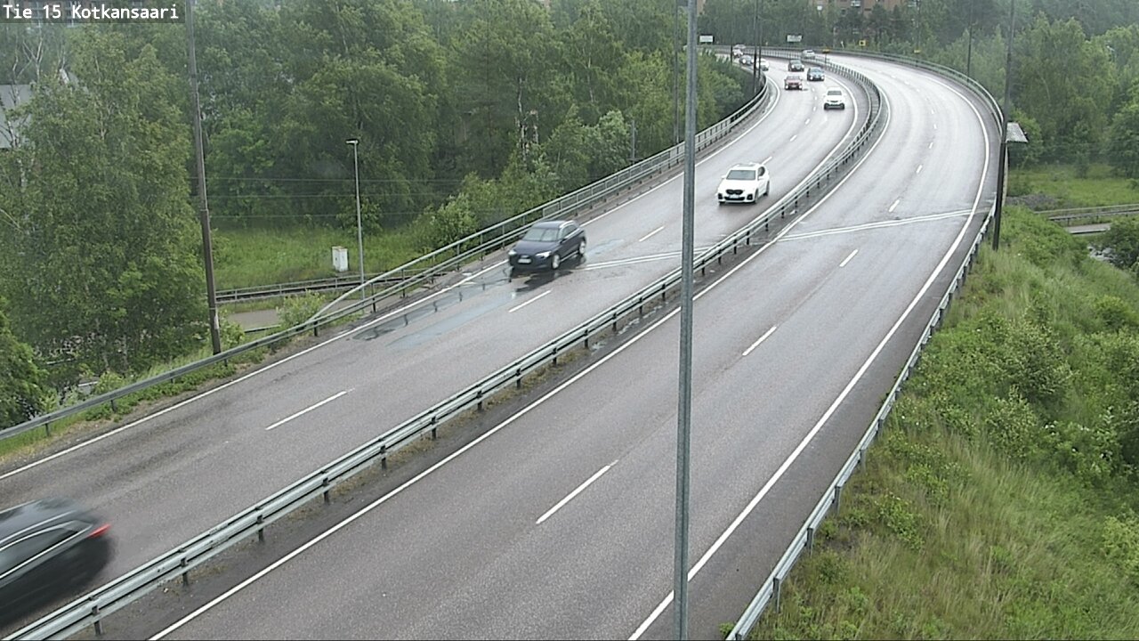 Weather Camera Image Väg 15 Kotka, Kotkansaari, Kotka, Kymenlaakso