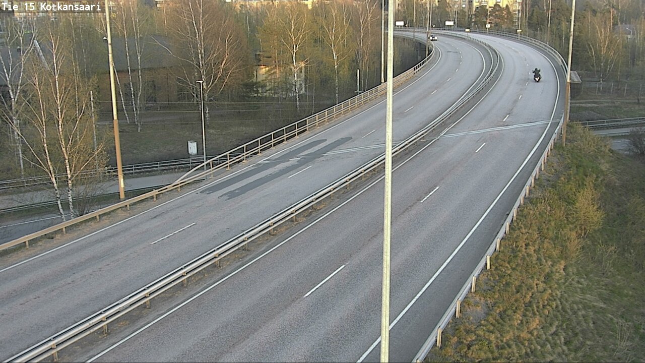 Weather Camera Image Väg 15 Kotka, Kotkansaari, Kotka, Kymenlaakso